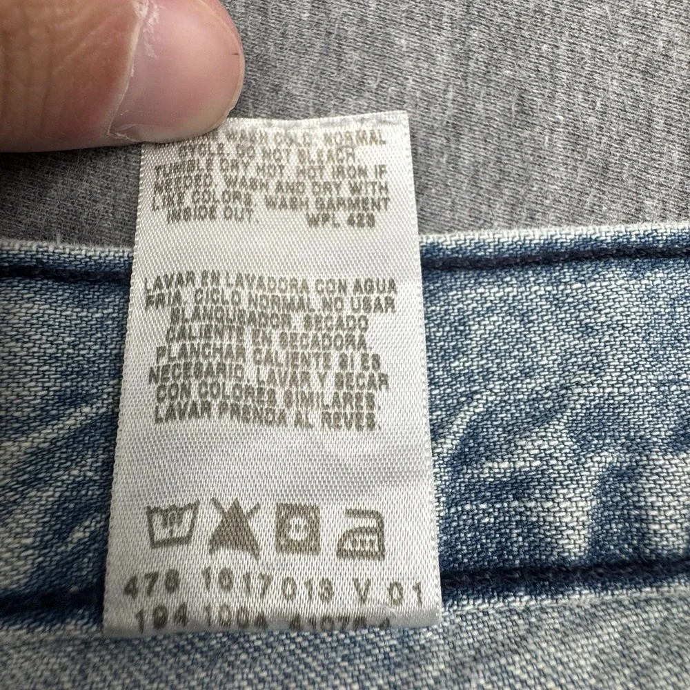Levi Strauss Signature Jean Shorts Mens Sz 32 Baggy Denim Y2K Vtg Skater Grunge